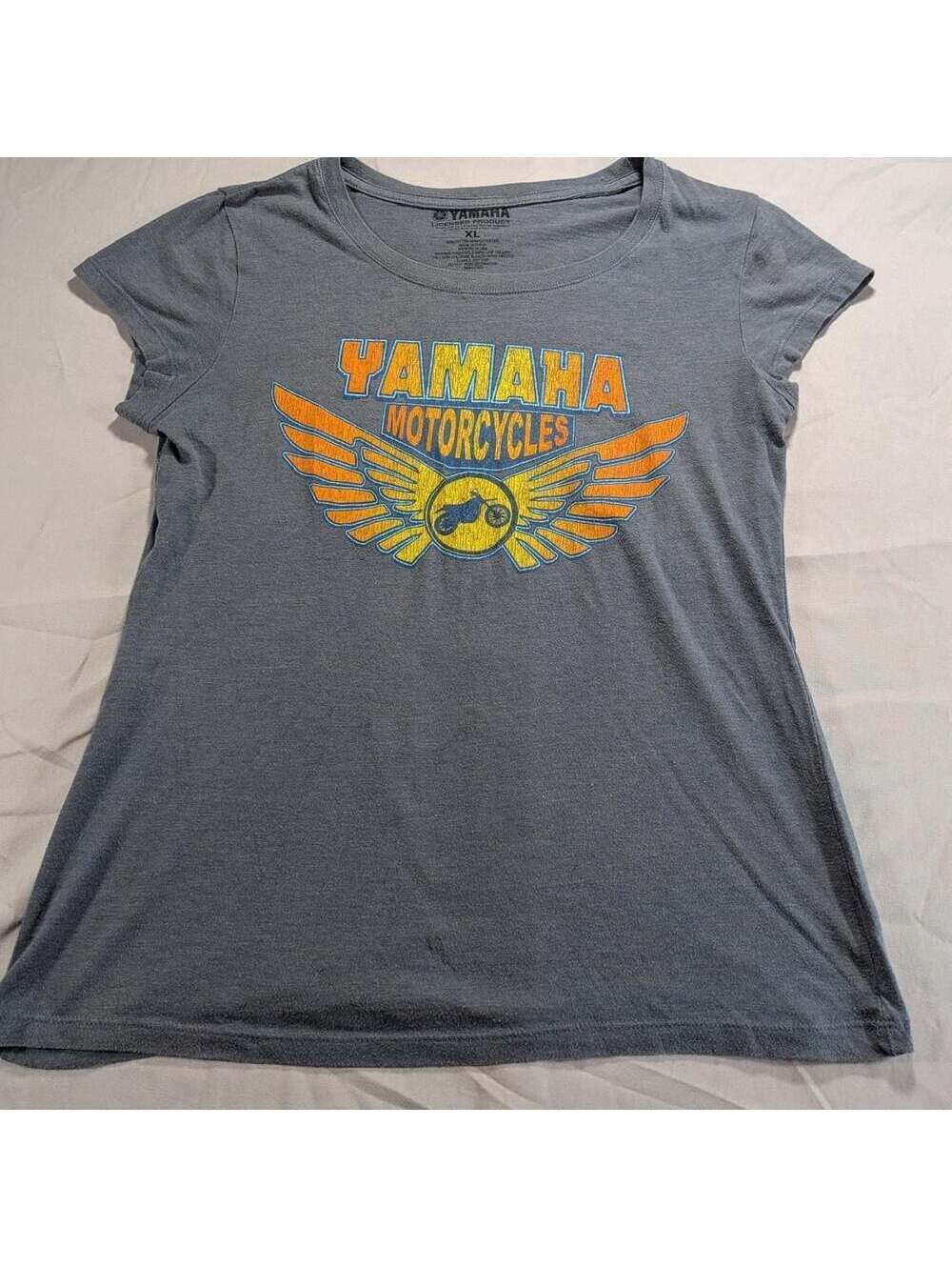 Yamaha Motorcycles Graphic Grey T-Shirt